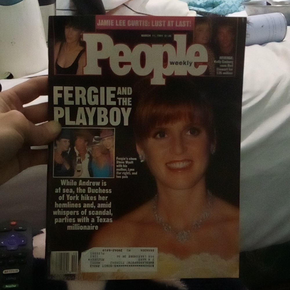 Vintage people weekly magazine